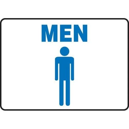 RESTROOM SIGN MEN'S 10 X 14 PLASTIC MRST525VP